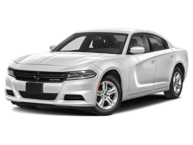 White Dodge Charger Pursuit