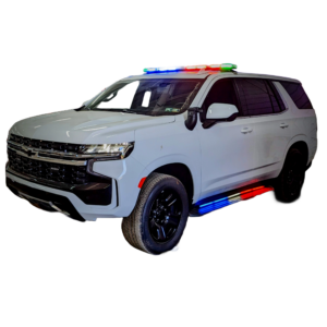 police tahoe with lights