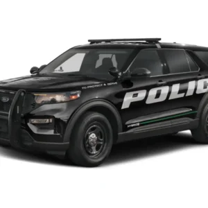 Black 2025 Ford PIU Police